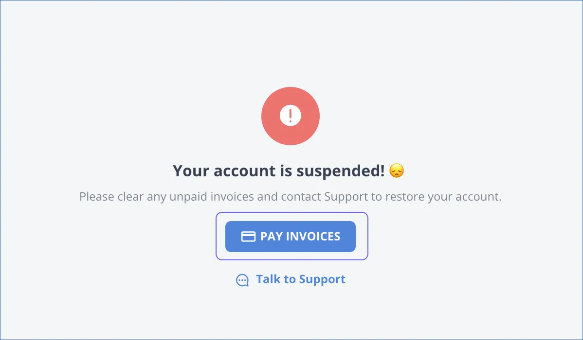 Easy Detection and Account Suspension